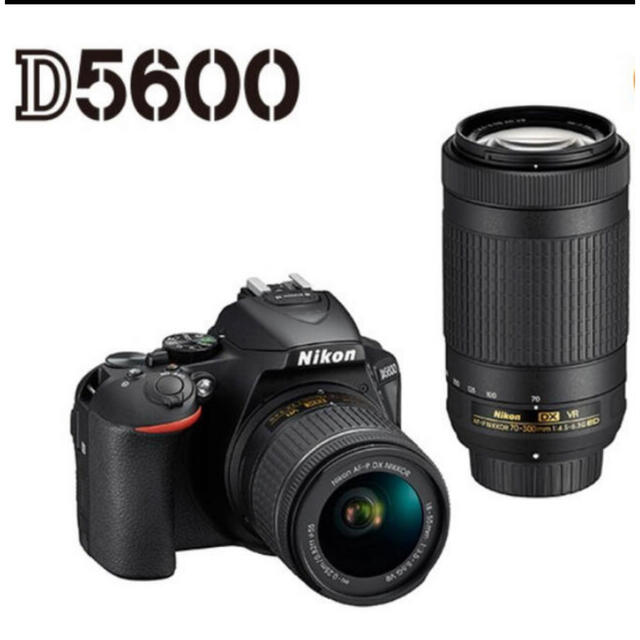 24160万画素撮像素子サイズNikon デジタル一眼レフカメラ D5600 ダブルズームキット