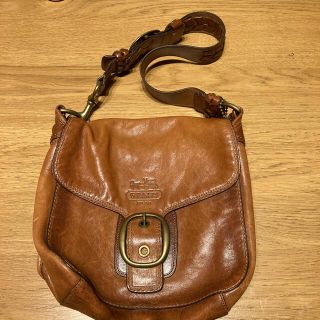 コーチ(COACH)のcoach レザーショルダーbag(ショルダーバッグ)