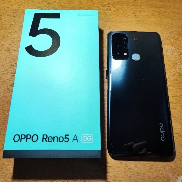 Oppo Reno 5A esim対応版黒yモバイル　新品未開封