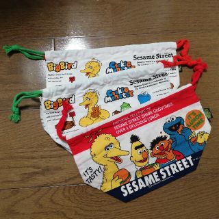 セサミストリート(SESAME STREET)のお弁当袋☆セサミストリート(ランチボックス巾着)