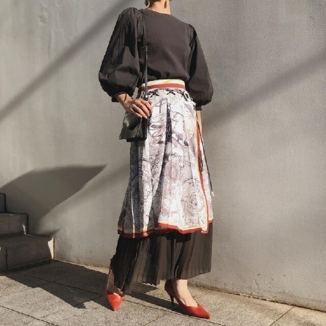 Ameri VINTAGE - UNDRESSED CRUISE SCARF SKIRTの通販 by ぽん's Ameri VINTAGE - UNDRESSED CRUISE SCARF SKIRTの通販 by ぽん's