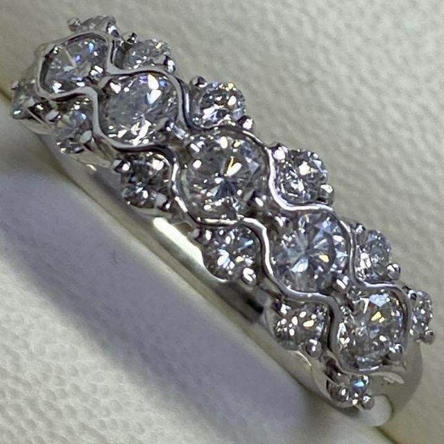 Pt900 高品質ダイヤモンドリング D1.01ct サイズ16号 5.6g nihadc.com