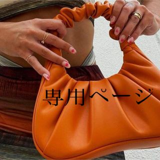 ザラ(ZARA)の【JWPEI】Gabbi ハンドバッグ　orange(ハンドバッグ)