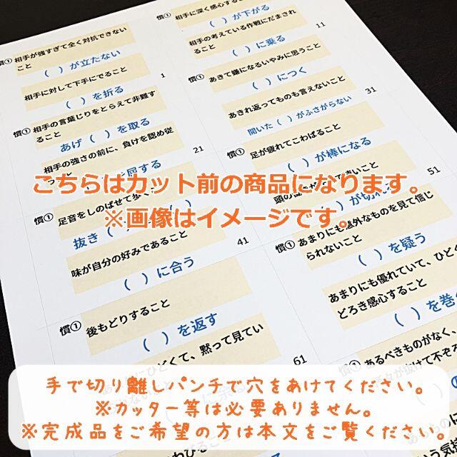 066】中学受験国語 重要語句カードセット カットなし 【即発送可能 066】中学受験国語 重要語句カードセット カットなし 【即発送可能