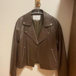 ユナイテッドアローズ(UNITED ARROWS)のユナイテッドアローズ　ライダース　茶　ブラウン(ライダースジャケット)