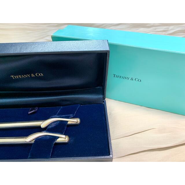 Tiffany & Co.(ティファニー)の【中古・美品】ティファニー⭐︎エルサ・ペレッティ⭐︎ボールペン／シャーペンセット インテリア/住まい/日用品の文房具(ペン/マーカー)の商品写真