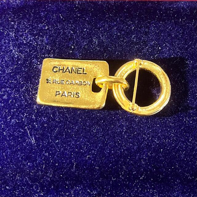 CHANEL カンボンブローチ　ゴールド