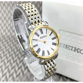 SEIKO - 【新品正規品】SEIKOレディース腕時計 日本製 シルバーホワイトゴールド