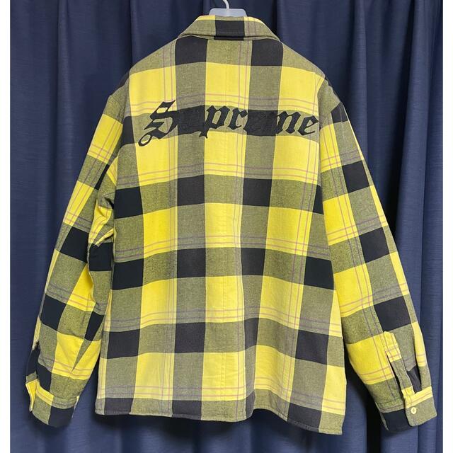 Supreme Quilted Flannel Shirt  Lサイズ 5