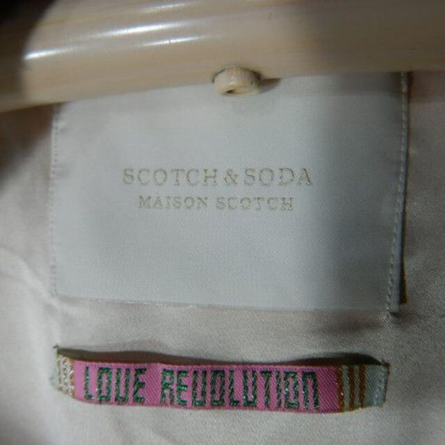 o5012　SCOTCH ＆SODA　ボタニカル　総柄　ブルゾン　薄手め 3