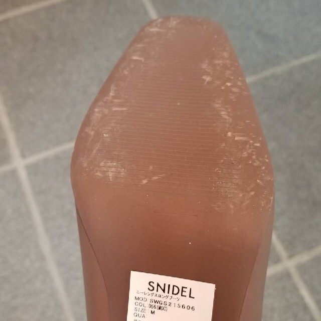 SNIDEL(スナイデル)のSNIDEL  ニーレングスロングブーツ レディースの靴/シューズ(ブーツ)の商品写真