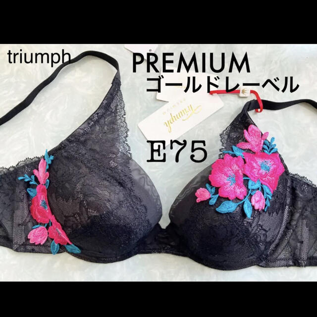 にキープ Triumph - トリンプ/プレミアムゴールドレーベルE75(定価 日本王者 トリンプ E75セット2セット 下着