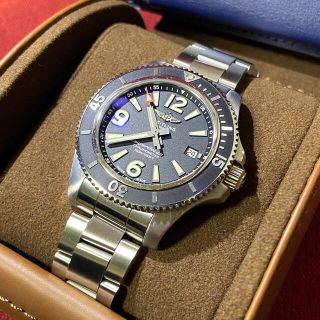 ブライトリング(BREITLING)のブライトリング　スーパーオーシャン II 42 ラバーベルト付き(腕時計(アナログ))