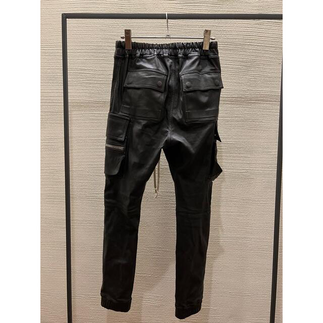 Rick Owens リックオウエンス CARGO JOG レザーパンツ　40