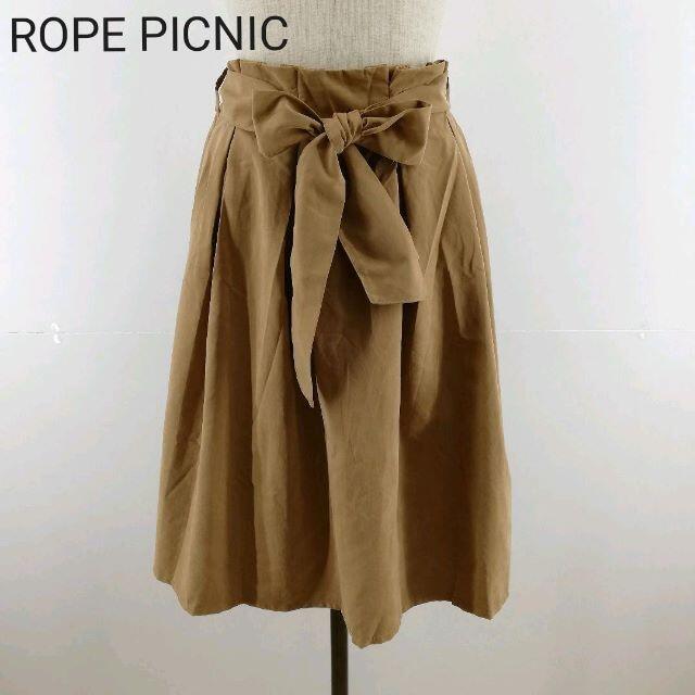Rope' Picnic(ロペピクニック)のROPE PICNIC ベルトリボン付き スカート レディースのスカート(ロングスカート)の商品写真