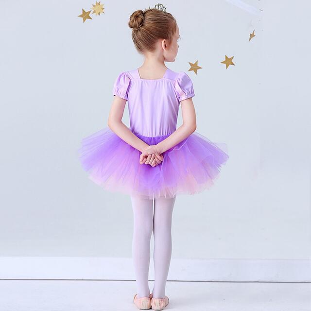 紫可愛いチュールドレスキッズバレエドレス子どもバレエ衣装の通販 By Love Babyプロフ必読 ラクマ