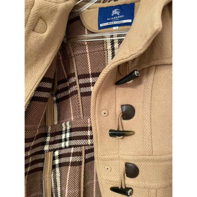 BURBERRY BLUE LABEL(バーバリーブルーレーベル)のバーバリーブルーレーベル　ダッフルコート38 レディースのジャケット/アウター(ダッフルコート)の商品写真