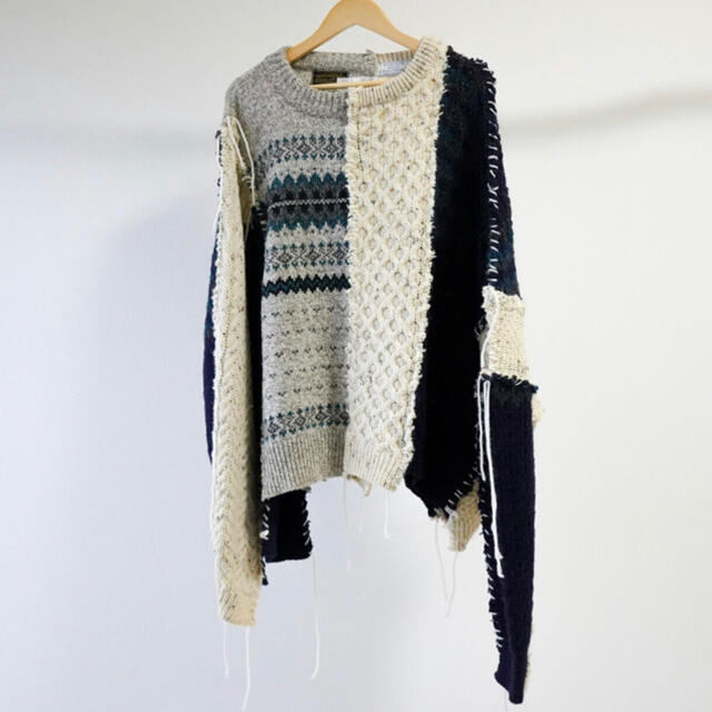 DISCOVERED(ディスカバード)のNordic Collage Sweater メンズのトップス(ニット/セーター)の商品写真