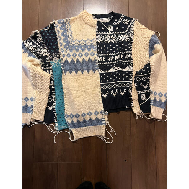 DISCOVERED(ディスカバード)のNordic Collage Sweater メンズのトップス(ニット/セーター)の商品写真