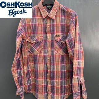 オシュコシュ(OshKosh)の【OshKosh】(オシュコシュ) 80's～ チェック柄長袖シャツ 古着(シャツ)