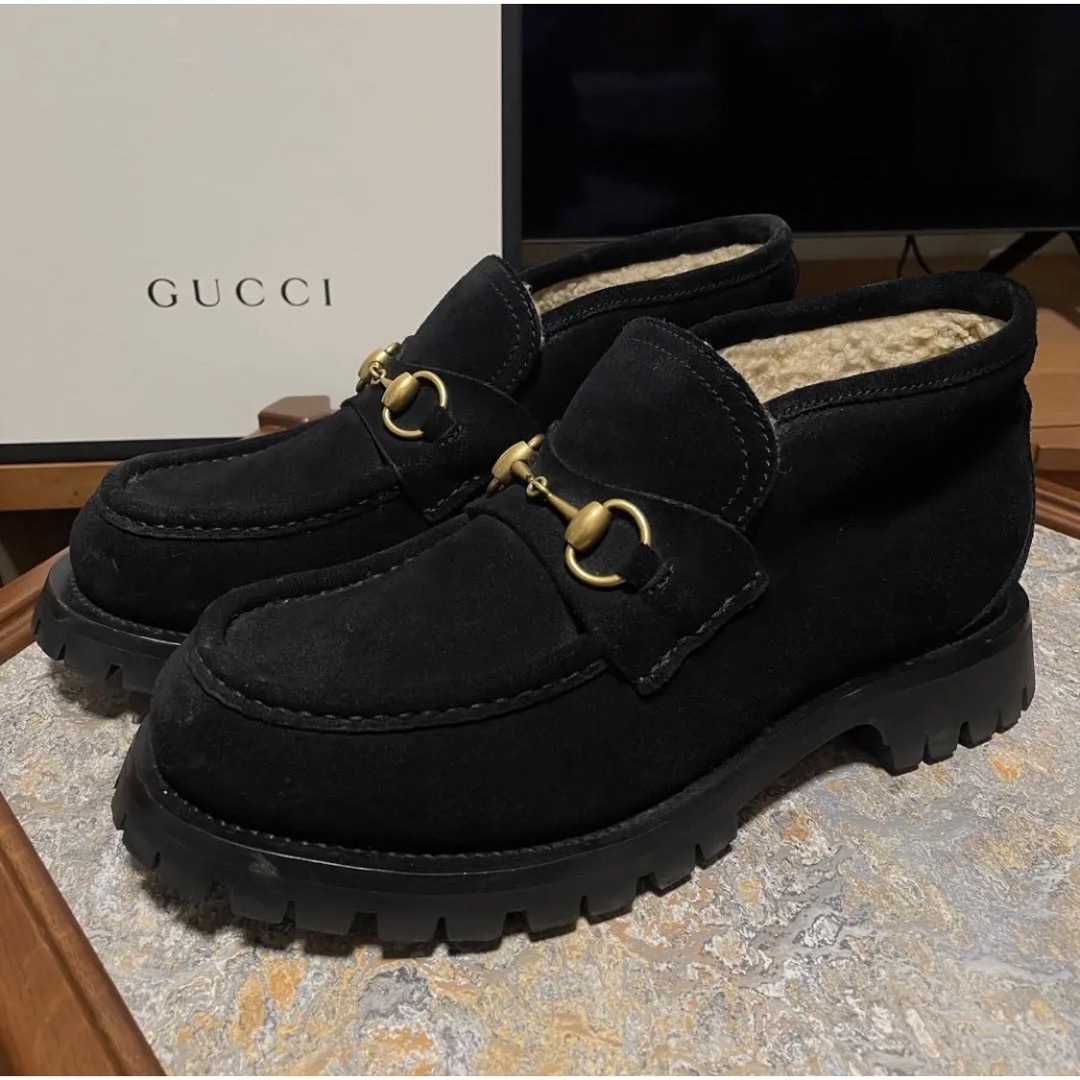 GUCCI スエードホースビットローファーのサムネイル