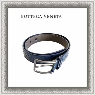 ボッテガヴェネタ(Bottega Veneta)のBOTTEGA VENETA ボッテガベネタ ベルト イントレ ネイビー 85(ベルト)