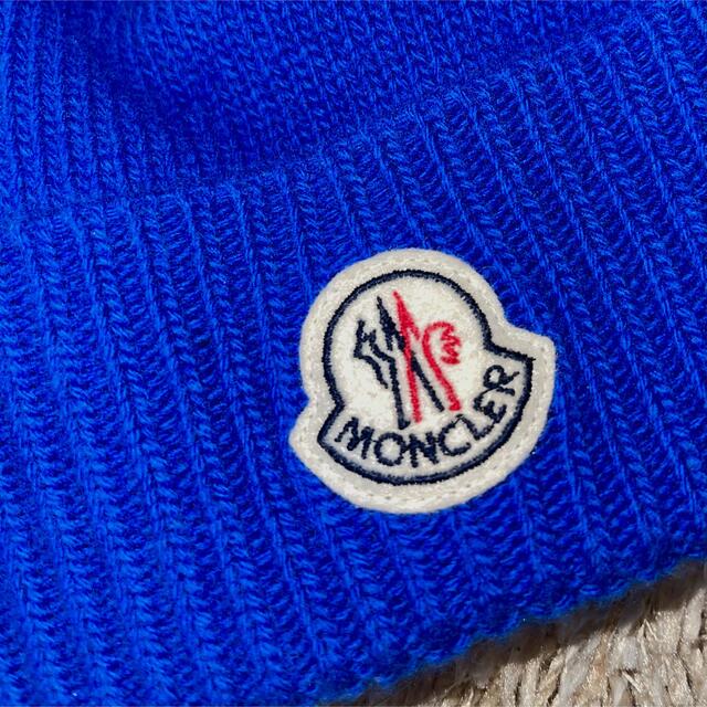 新品 モンクレール ニット帽 正規QRコード付き wool100%