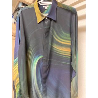 MASU marble shirt 48 20aw マーブルシャツ(シャツ)