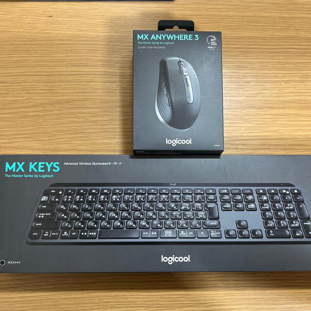 MX keys mx anywhere3 セット スマホ/家電/カメラのPC/タブレット(PC周辺機器)の商品写真