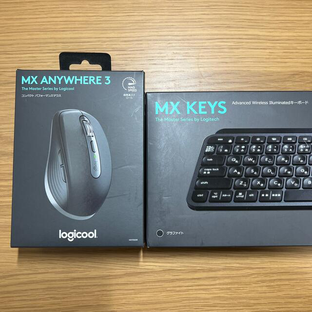 MX keys mx anywhere3 セット スマホ/家電/カメラのPC/タブレット(PC周辺機器)の商品写真