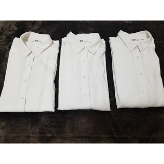 ユニクロ(UNIQLO)のひろ様専用 ユニクロ 白シャツ 3点セット(スーツ)