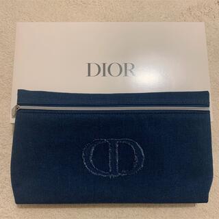 ディオール(Dior)の限定　Dior ディオール　ノベルティ　デニム　オリジナルポーチ(ポーチ)