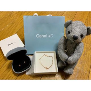 カナルヨンドシー(canal４℃)のcanal 4℃ 3点セット【ピアス、ブレスレット、クマ】(ピアス)