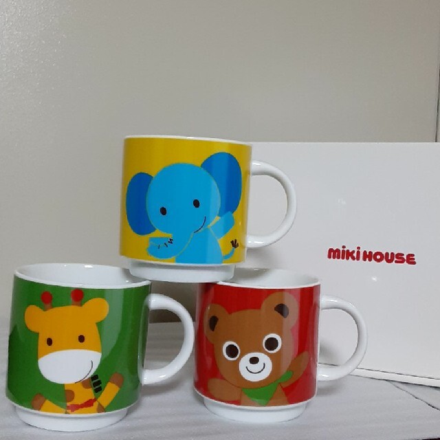 mikihouse(ミキハウス)の【専用】ミキハウス　マグカップ　非売品 キッズ/ベビー/マタニティの授乳/お食事用品(マグカップ)の商品写真