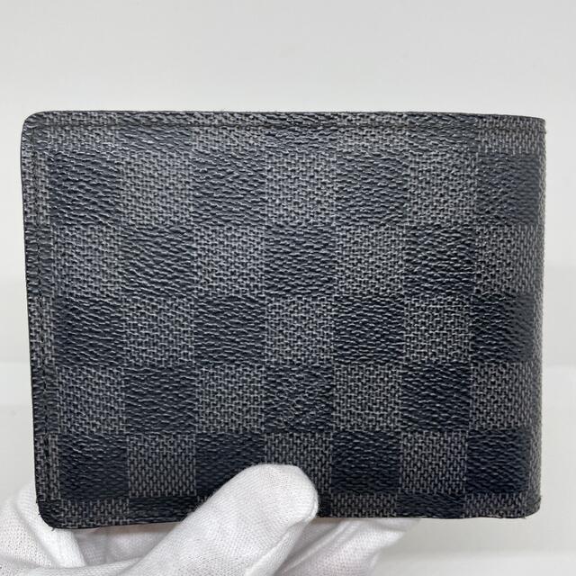 LOUIS VUITTON(ルイヴィトン)のルイヴィトン ダミエグラフィット ポルトフォイユ フロリン 黒 財布 マルコ メンズのファッション小物(折り財布)の商品写真