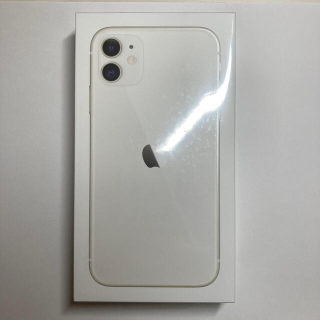 【新品未開封品】iPhone 11 ホワイト 64GB simフリーiPhone11容量