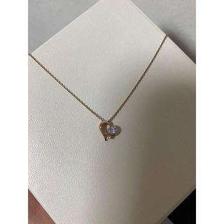 スタージュエリー(STAR JEWELRY)の【値下げしました！】スタージュエリー　K10 ネックレス HEART MOON(ネックレス)