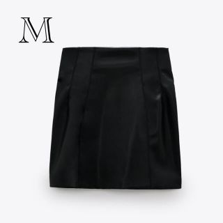 ザラ(ZARA)のZARA レザー風スカート　Mサイズ(ミニスカート)