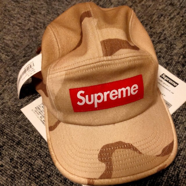 supreme キャップ 新品 迷彩 カモフラ