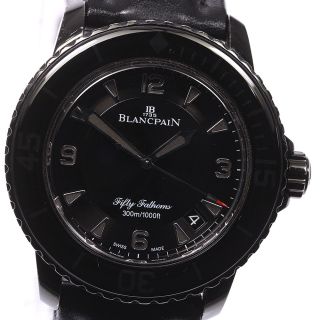 ブランパン(BLANCPAIN)の【Blancpain】ブランパン フィフティー ファゾムス デイト 5015.11C30.52 自動巻き メンズ【ev20】(腕時計(アナログ))