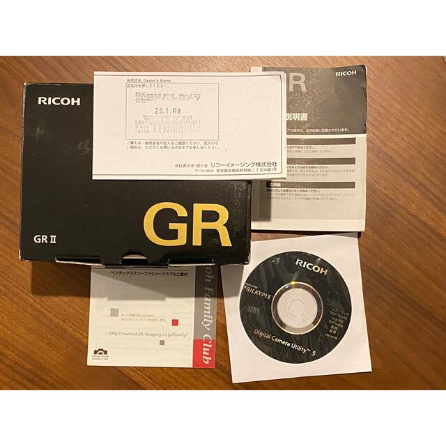 RICOH GRII リコー GR2 新品バッテリー付き 1669ショット！！