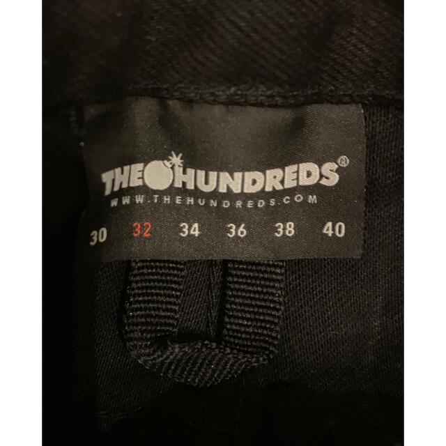 The hundreds スキニー ブラック デニム w32 メンズのパンツ(デニム/ジーンズ)の商品写真