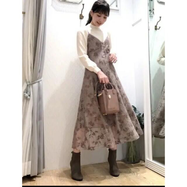 JILLSTUART リーフレースワンピース