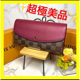 ルイヴィトン(LOUIS VUITTON)の極美品✨ヴィトン　ダミエ　ポルトフォイユノルマンディ　長財布　二つ折り財布　財布(財布)