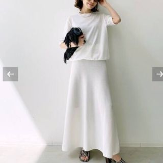 アパルトモンドゥーズィエムクラス(L'Appartement DEUXIEME CLASSE)のアパルトモン Knit Skirt《ニットスカート》(ロングスカート)