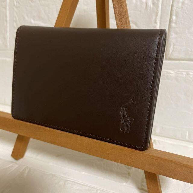 POLO RALPH LAUREN(ポロラルフローレン)の新品未使用品 ラルフローレン 名刺入れ 黒 牛革 早い者勝ち メンズのファッション小物(名刺入れ/定期入れ)の商品写真