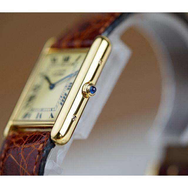 Cartier(カルティエ)の美品 カルティエ マスト タンク アイボリー ローマン LM Cartier メンズの時計(腕時計(アナログ))の商品写真