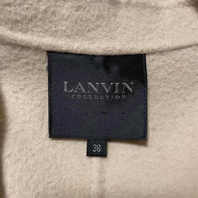 LANVIN COLLECTION(ランバンコレクション)のLANVINCOLLECTION レイヤード ベルテッド ロングコート カシミヤ レディースのジャケット/アウター(ロングコート)の商品写真