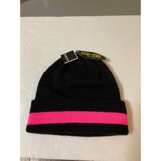 ニューヨークハット(NEW YORK HAT)の★NEW YORK HAT★黒のニツト帽（ユニセックス）(ニット帽/ビーニー)