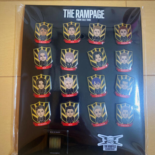 ＢＢＺ様専用⭐︎THE RAMPAGE 5周年記念グッズ　ピンズセット エンタメ/ホビーのタレントグッズ(男性タレント)の商品写真